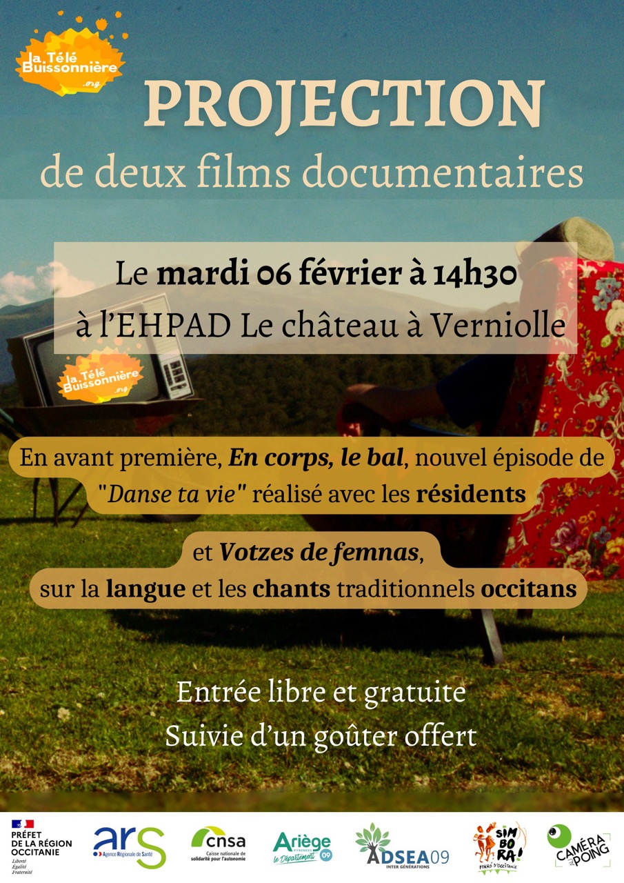 Projection Le Mardi F Vrier Lehpad Le Ch Teau De Verniolle T L