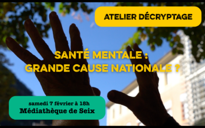 Atelier décryptage sur la santé mentale à Seix